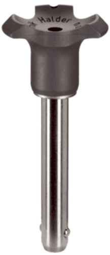 Axe de fixation avec billes à ressort , Ø 10 x 30