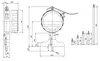Jauge de profondeur Digimatic 0-200mm, 0,01mm, 63,5mm Base