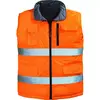 HI WAY gilet réversible orange/gris, L classe 2