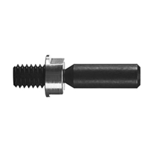 Dispositif antichoc M4 en acier argenté, L= 15 mm