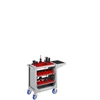 Chariot avec 40 porte-outils 1077x508x826 mm h