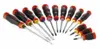 Jeu de 13 tournevis fente, philips et prozidriv