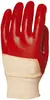 Gants PVC rouge dos aéré, standard, T09
