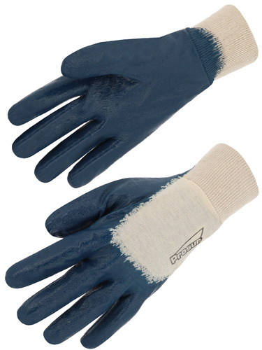 NITRILE BLEU/INTERLOCK,7 A 10