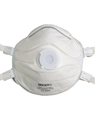 5 masques FFP3 avec valve