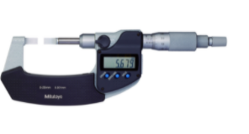 Micromètre Digimatic à touches couteaux