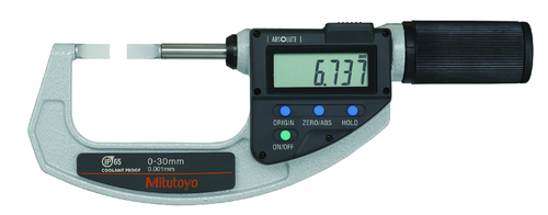 Micromètre Extérieur digimatic à touches couteaux IP65 0-30 mm