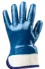 Gants nitrile bleu dble enduct. m.sécu, stand. T08