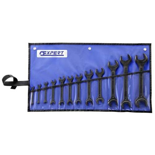 JEU DE 12 CLÉS À FOURCHES DIN EN TROUSSE