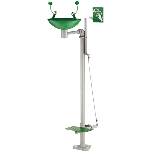 Station lave œil sur pied commande à pédale