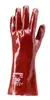 Gants PVC rouge enduit 35 cm Actifresh T08