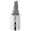 DOUILLE TOURNEVIS 1/4&quot; POUR VIS A FENTE  - 4MM.