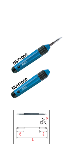 Grattoirs doubles réglables NSC1000 NOGA