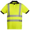 Polo hi-viz jaune bande baudrier, M classe 2