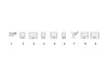 Jeu de touches N°7
