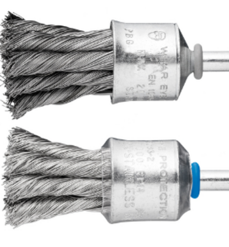 Brosses pinceau sur tige fil acier 1919/6 ST 0,35