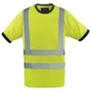 YARD T-shirt Hi-viz jaune, poly/coton, bande baudrier L