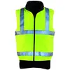 HI-WAY Gilet polyes. hi-viz jaune, doublé polaire,3M M
